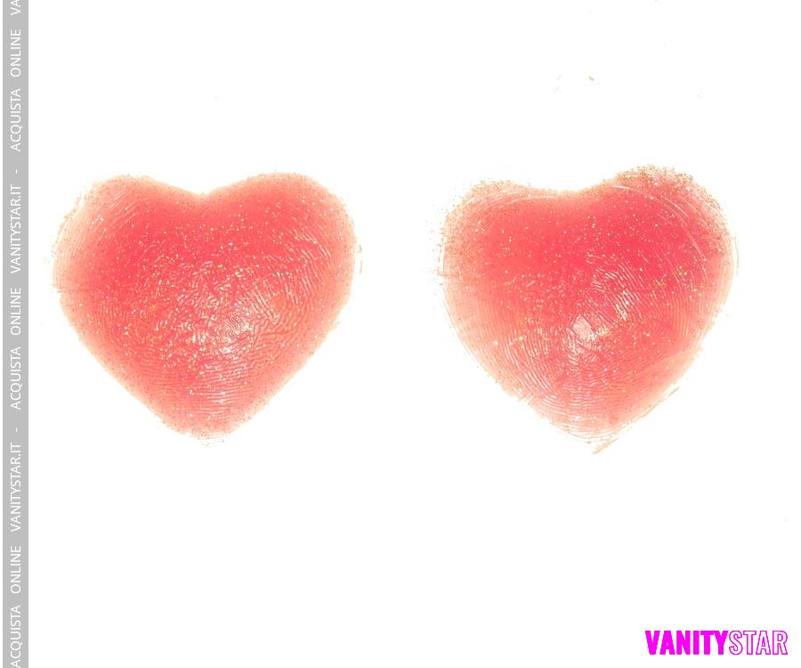 Copricapezzoli  rossi a cuore silicone