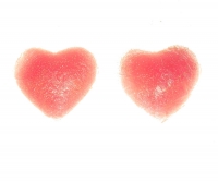 Copricapezzoli  rossi a cuore silicone