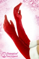 Guanti lunghi da Babba Natale