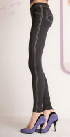 Legging/Leggins con disegno Denim
