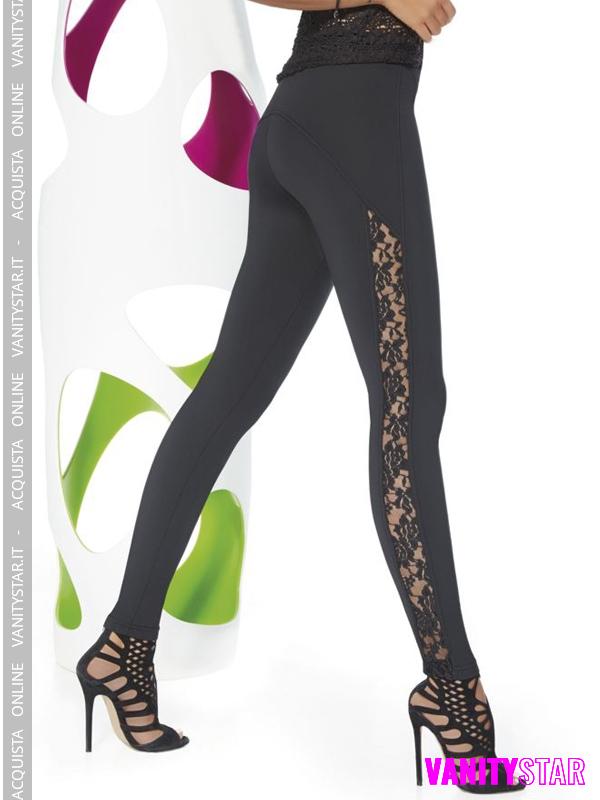 leggins con pizzo
